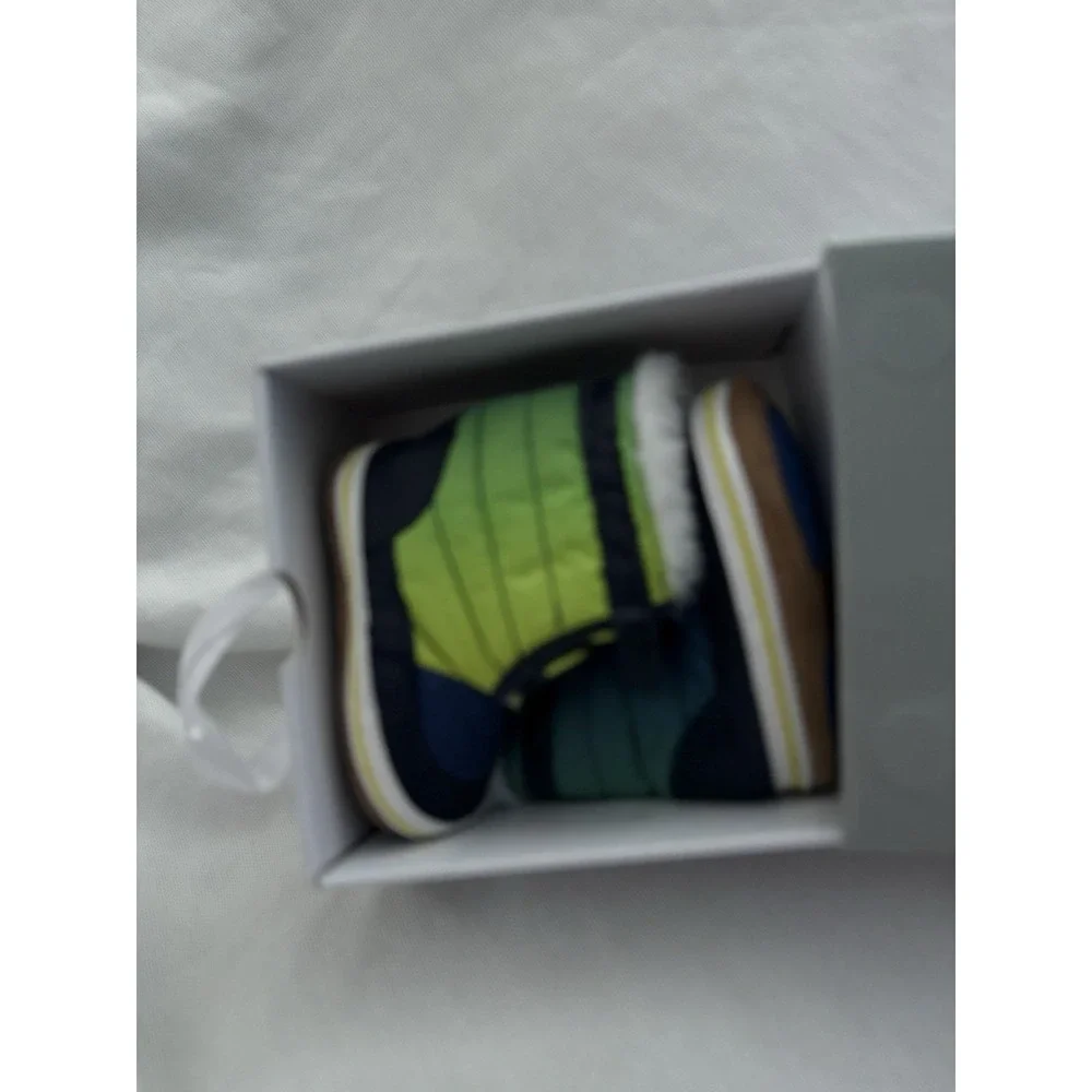 NEW ROBEEZ First Kicks Boys 6-9 Months Aspen Navy Booties ROBEEZ BABY SHOES - Picture 11 of 11
